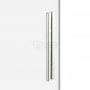 NEW TRENDY Drzwi prysznicowe przesuwne samodomykające SOFTI 110x200 EXK-3896